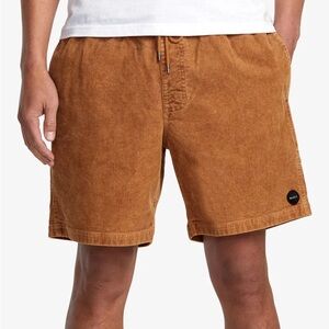 RVCA Escape Corduroy Shorts size men’s small